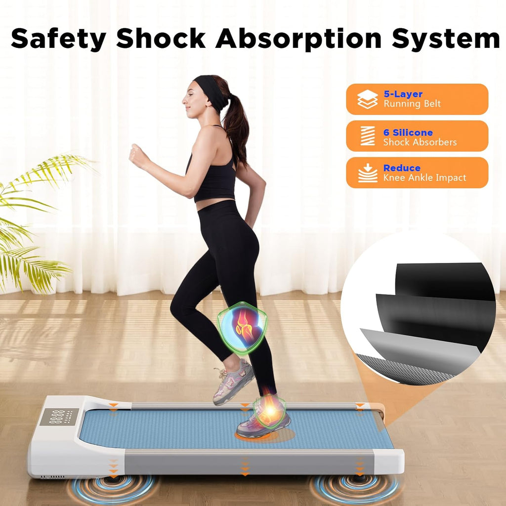 Under Desk Treadmill with Remote Control LED Display J253108