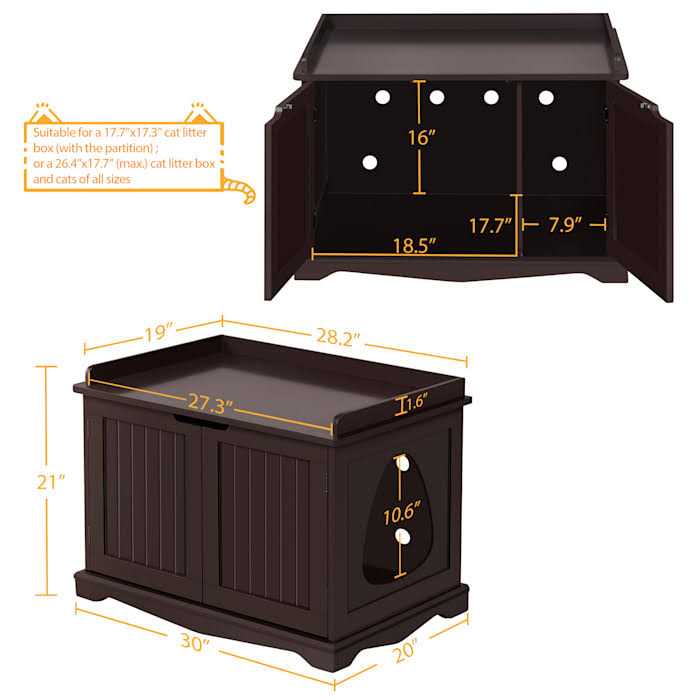 Decorative Cat Litter Box F584437