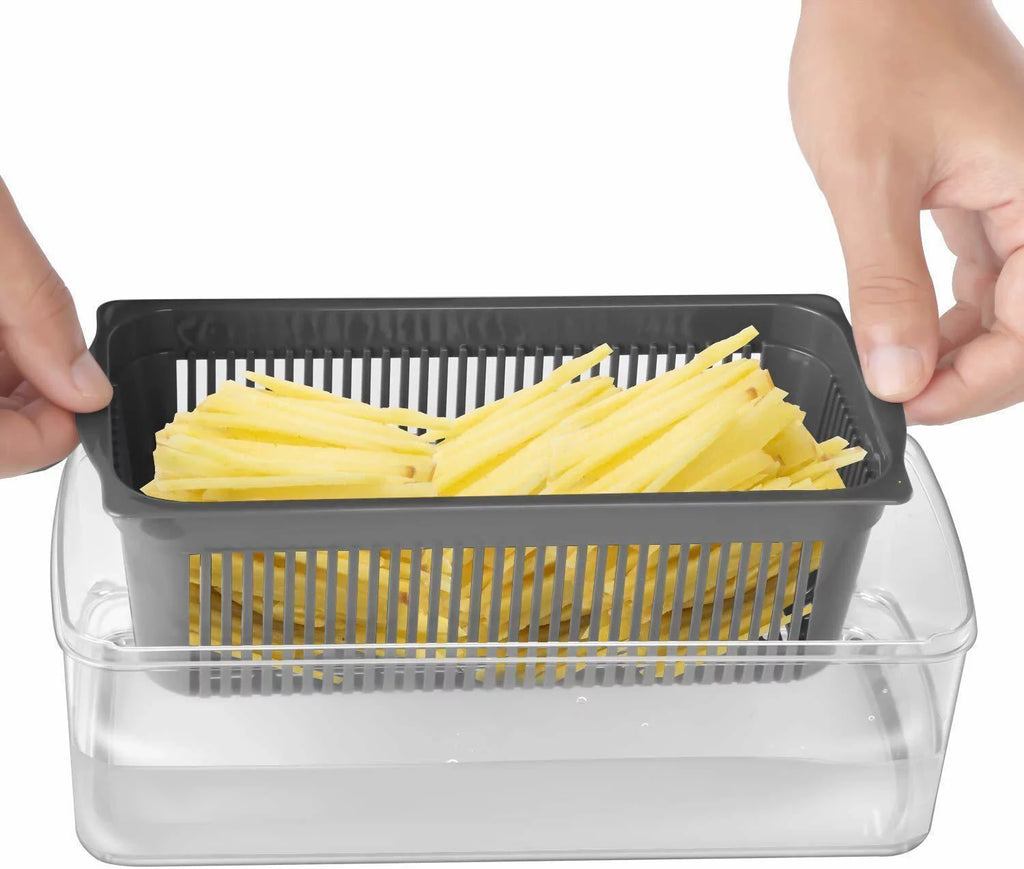 Vegetable Chopper Mandoline Slicer Food Dicer with Container J286
