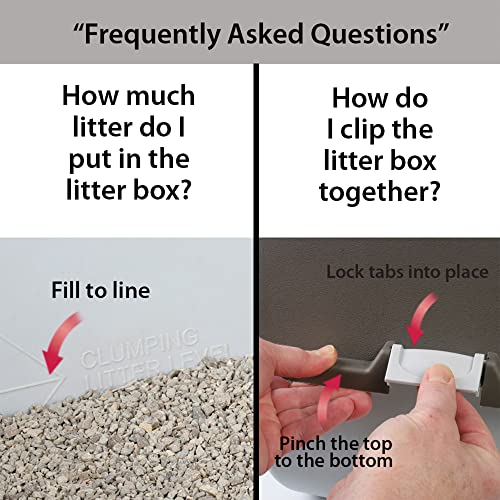 Gray Self Cleaning Litter Box A94602