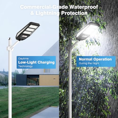 2400W Solar Street Lights Outdoor Waterproof 7000K LED C2752