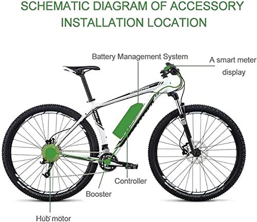 48V 1000W/1500W Front Wheel Electric Bike Conversion Kit Z3116