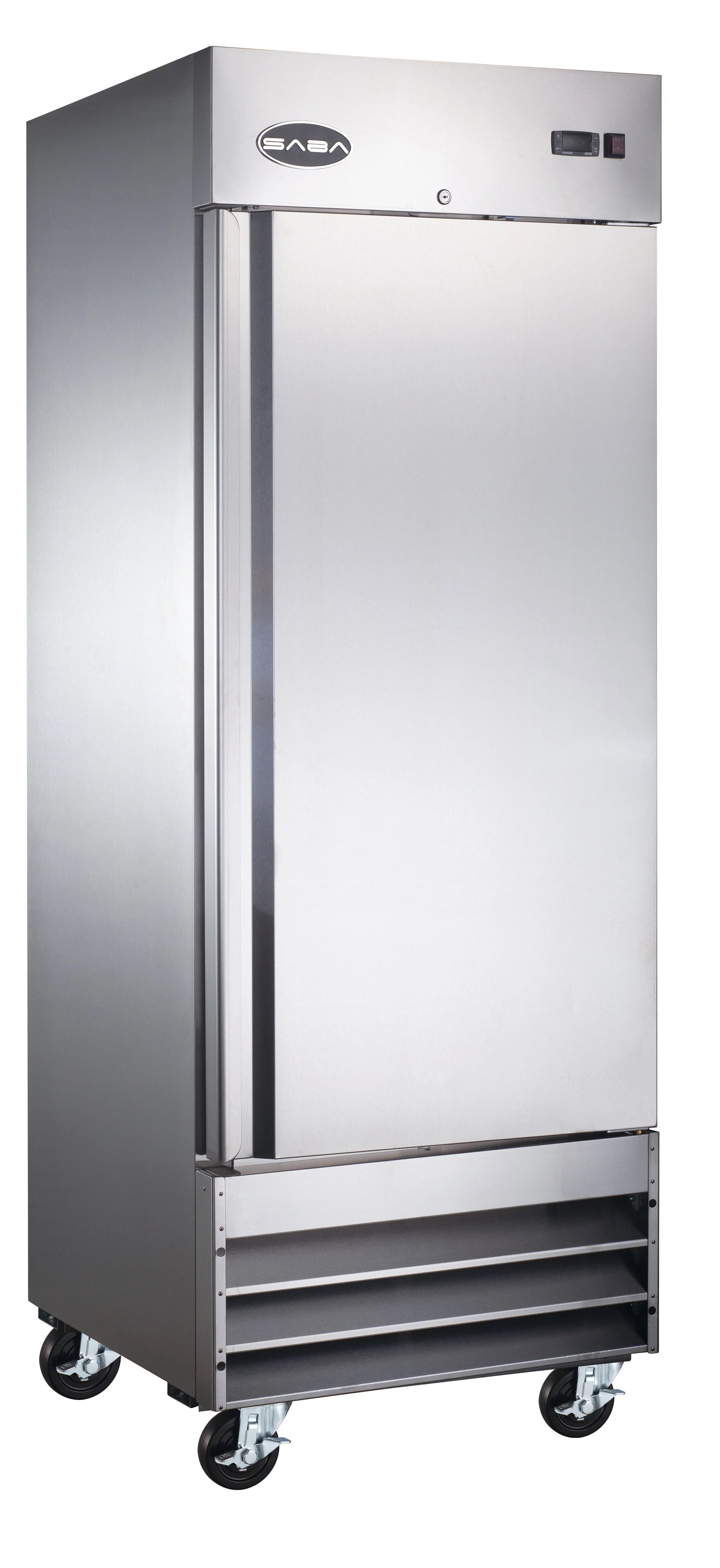 23 cu ft Stainless Steel Solid Door Upright Reach-in Freezer N561