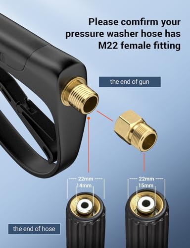 Heavy Duty Car Wash Foam Cannon with Adjustable Nozzle and 1 L Bottle Q7009