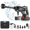 Cordless Pressure Washer 800PSI 1.5GPM 3.0Ah Battery Portable with 6-in-1 Nozzle X36915