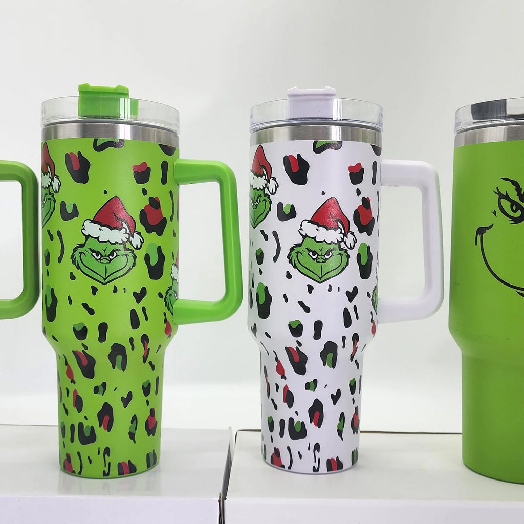 40 OZ Stainless Steel Insulated Tumbler with Handle J998
