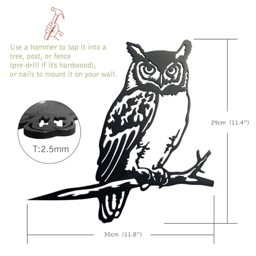 Metal Bird Cardinal Garden Decor J4950