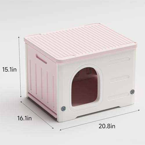 Plastic Cat House (Green) S680798