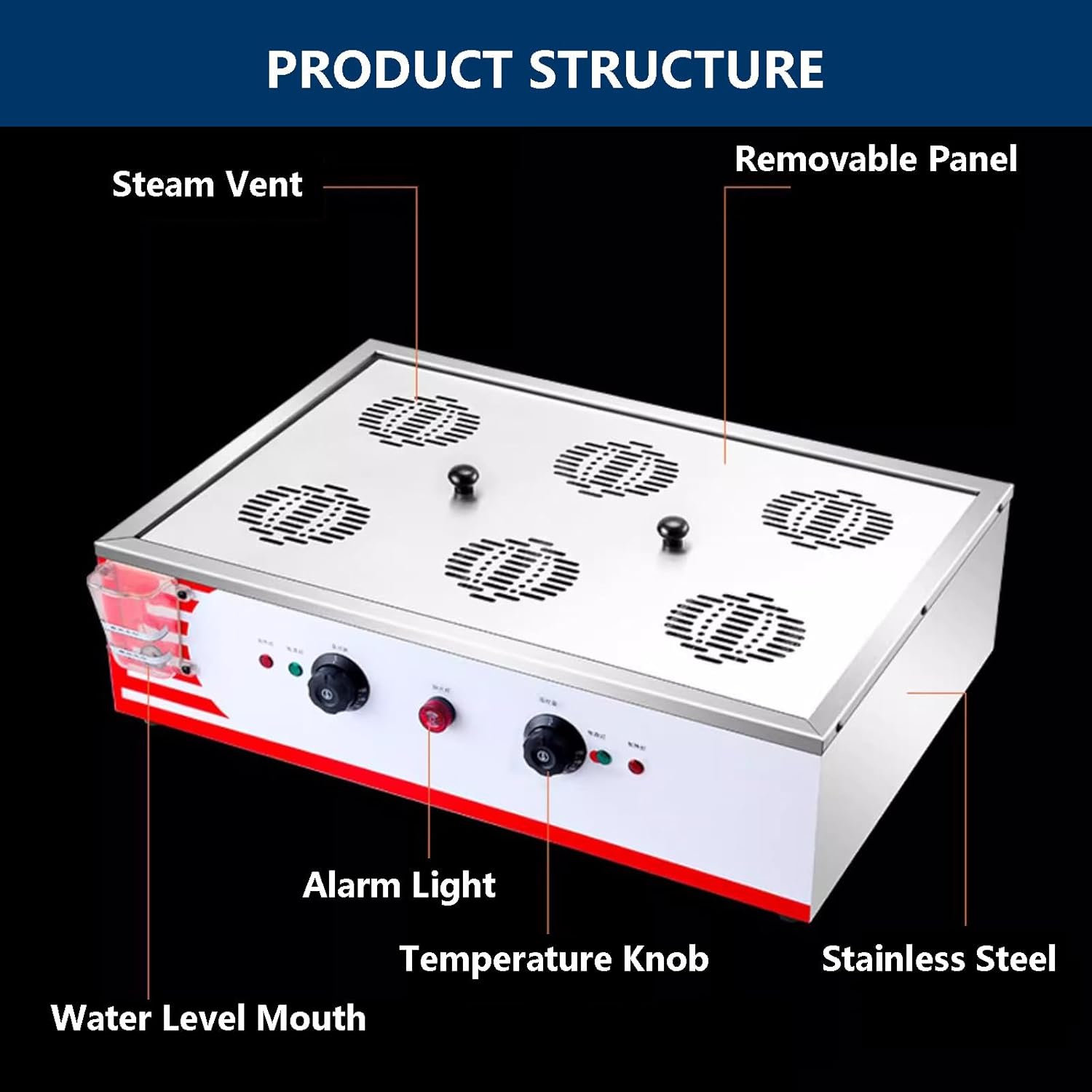 30-110℃ Temperature Control Steamed Buns Machine H790504
