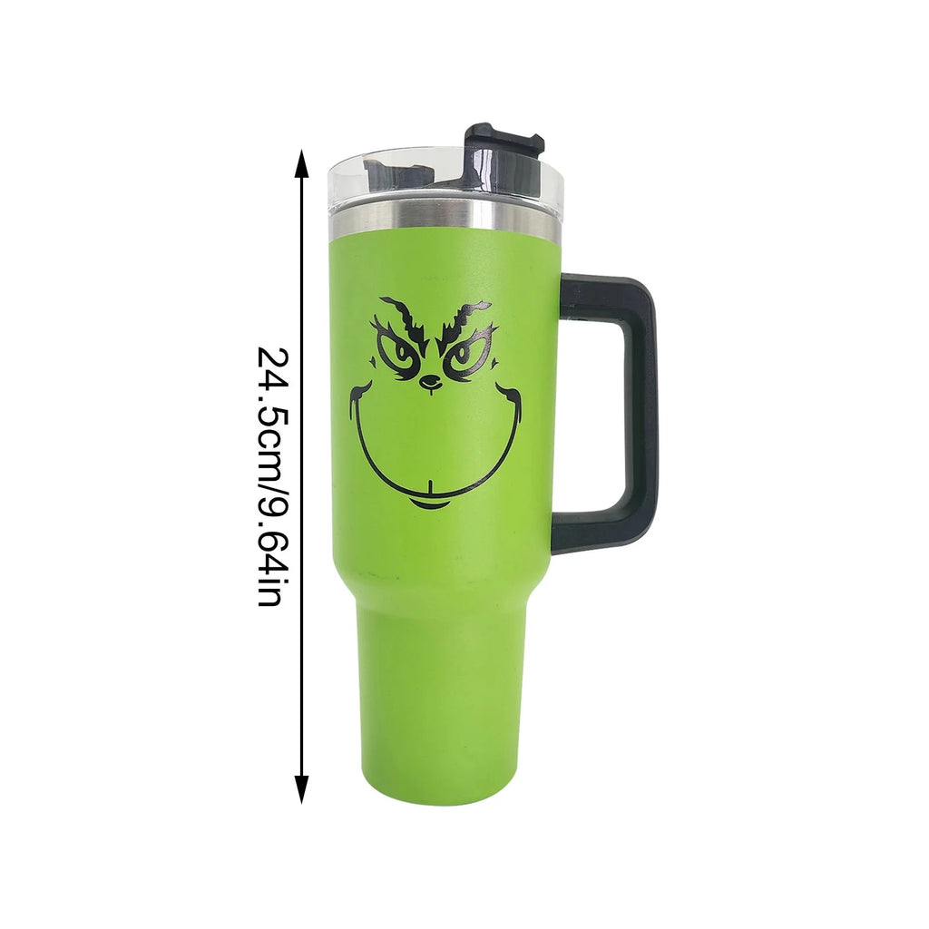 40 OZ Stainless Steel Insulated Tumbler with Handle J998