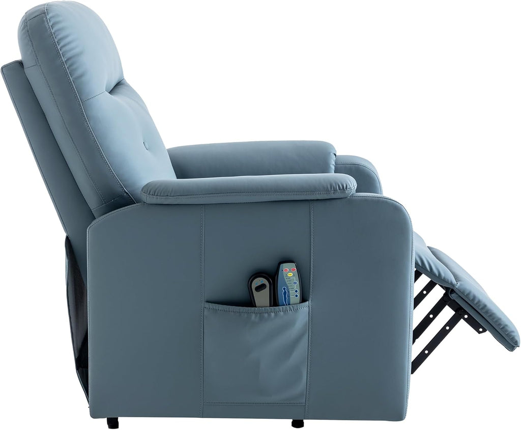 Heavy Duty Electric Recliner with Adjustable Heated Massage B394573