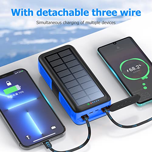 63200mAh Solar Charger Power Bank with Dual Outputs R9108