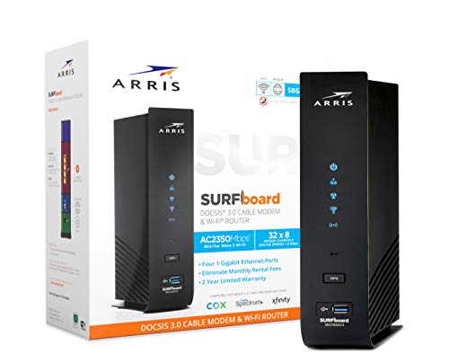 Cable Modem & Wi-Fi Router, Four 1 Gbps Ports, 800 Mbps Max Internet Speeds E797