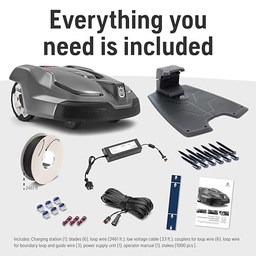 0.5 Acre Wire Free Robotic Lawn Mower with Charging Station Y4715