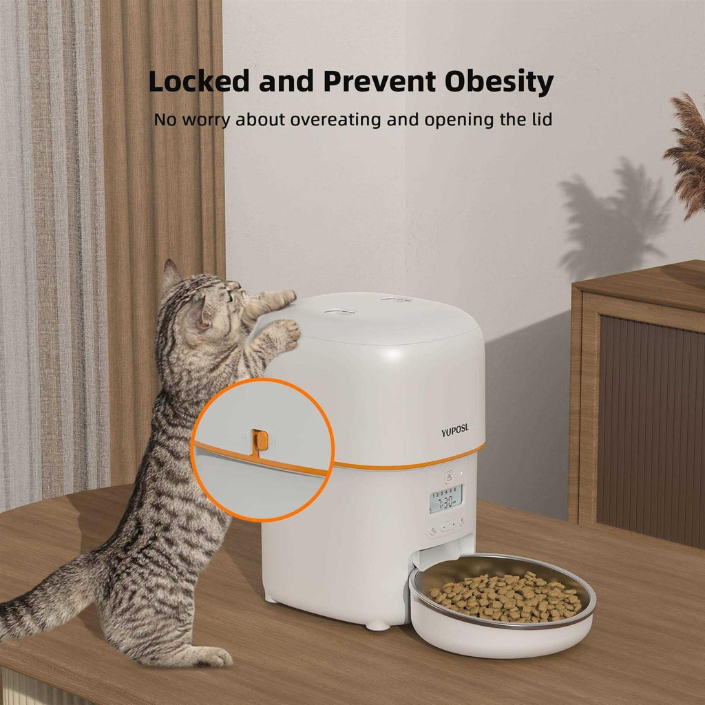 Automatic Cat Feeders 8cup/68oz Cat Food Dispenser W1409