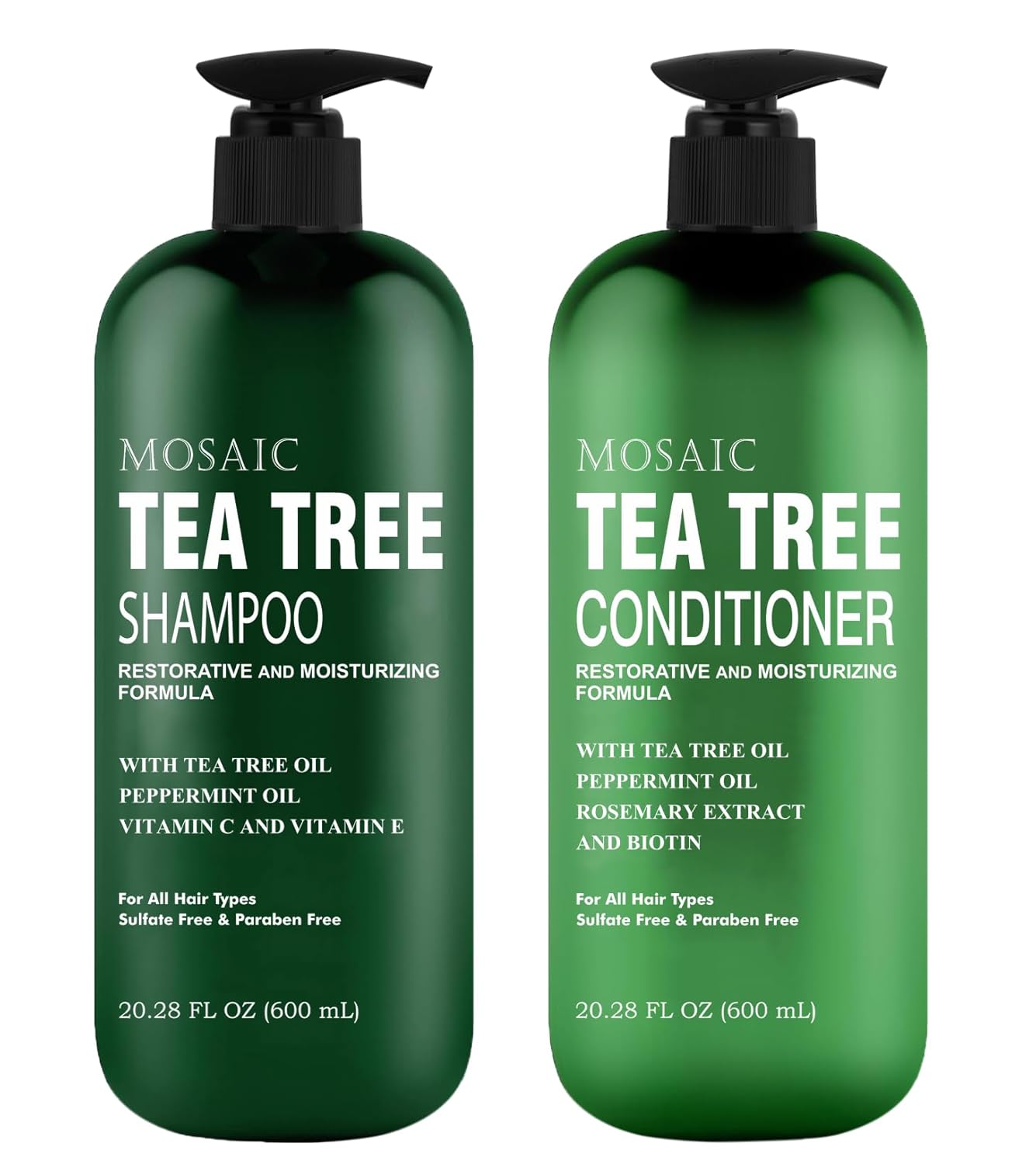 Tea Tree Shampoo and Conditioner Set 20.2 FL Oz Each X572470
