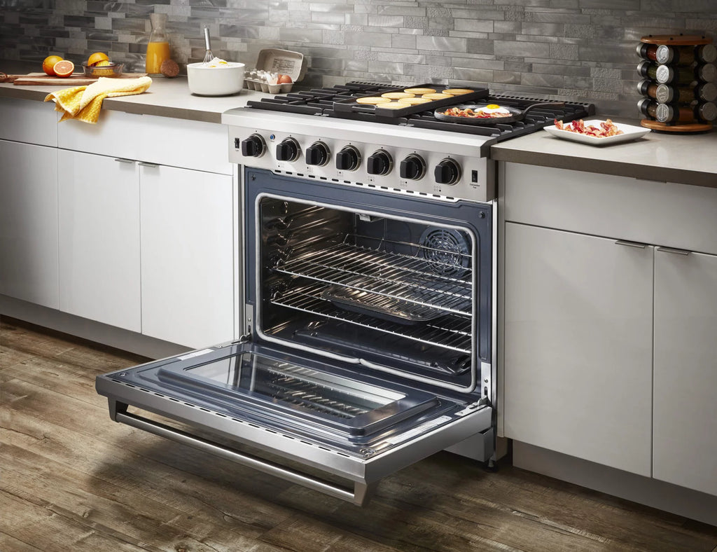 36-Inch Gas Range 6 Burners Stainless Steel H950852