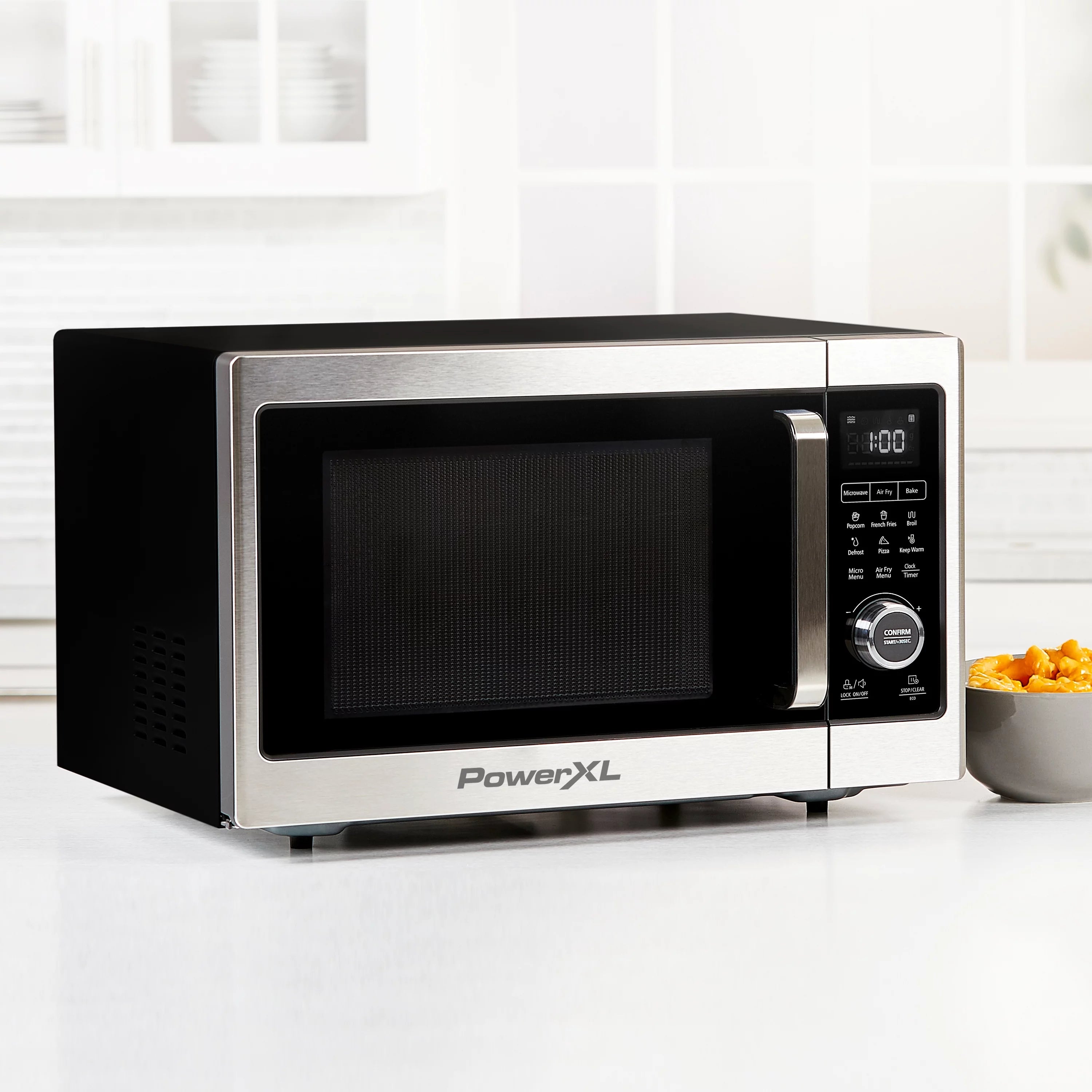 Stainless Steel / Black Microwave Air Fryer, 1cu. ft. X843321