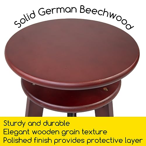 Wooden Drafting Stool with Adjustable Height S14031