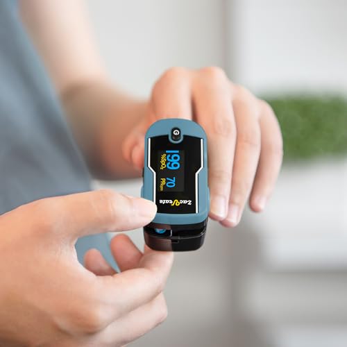 Fingertip Pulse Oximeter Blood Oxygen Saturation Monitor with Lanyard (Sunny Yellow) Z4612