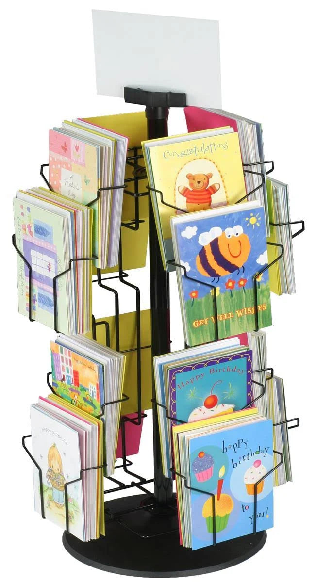 Greeting Card Stand with 16 Pockets O79106