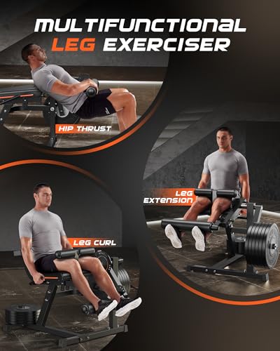 3-in-1 Adjustable Leg Extension and Curl Machine G813115