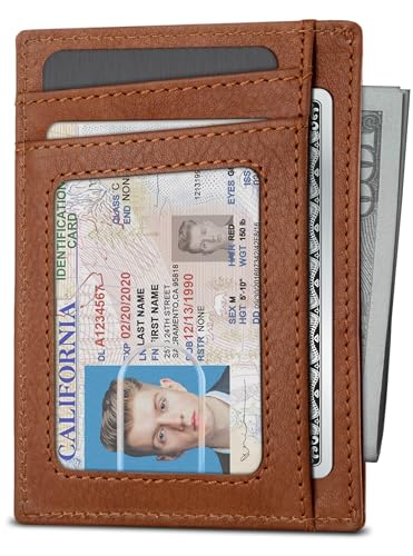 RFID Blocking Slim Minimalist Front Pocket Wallet A482