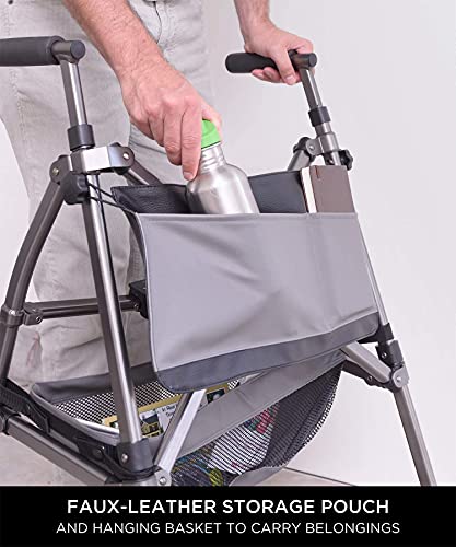 Lightweight Folding Rolling Walker with Swivel Wheels Z771