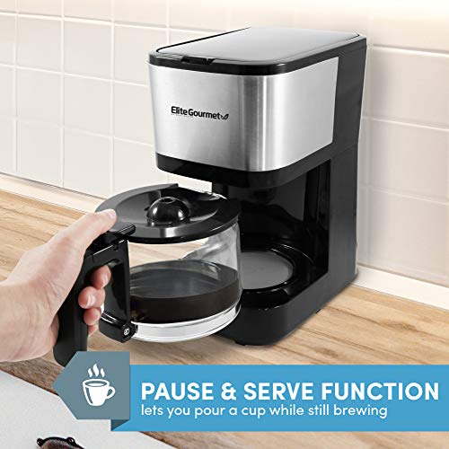Automatic Brew & Drip Coffee Maker with Reusable Filter C548