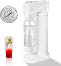 White Soda Maker with 1L BPA Free PET Bottle Q459