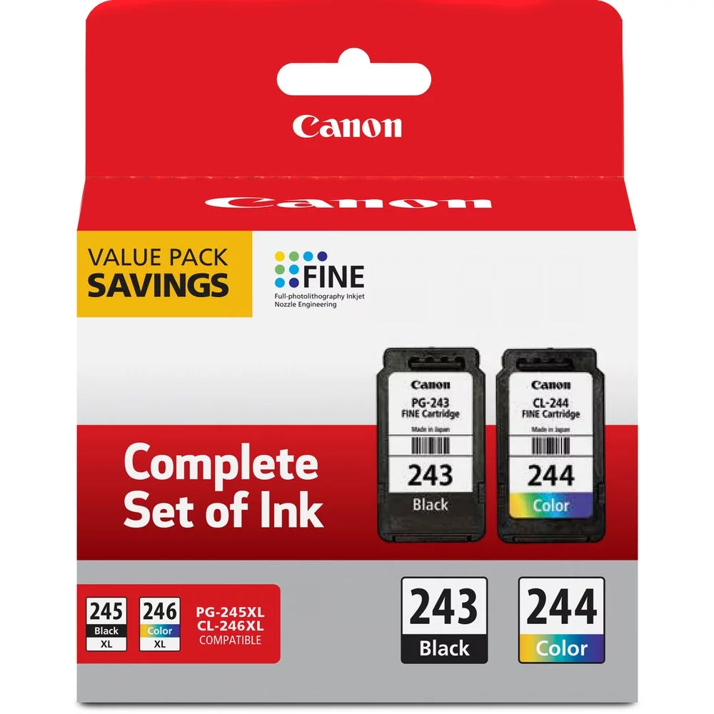 Black Ink and Color Inkjet Cartridge Value Pack S680188