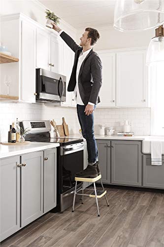 Yellow Steel Step Stool O403
