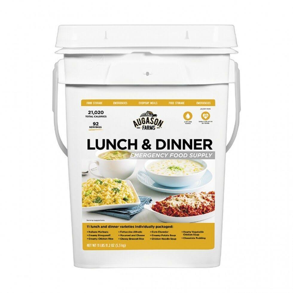 4-Pail Food Variety Kit with Survival Gear F9782