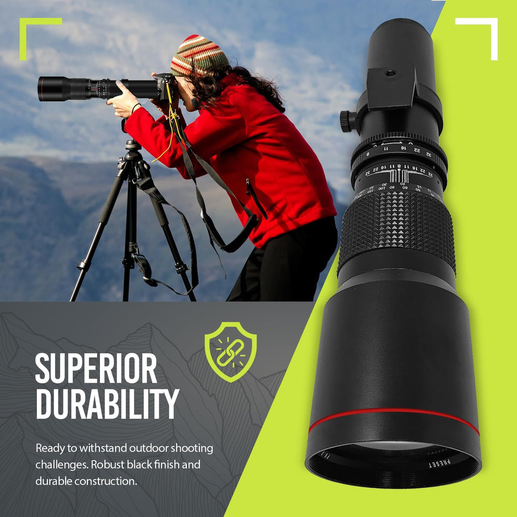 500mm/1000mm f/8 Manual Telephoto Lens Y375