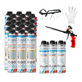 6 x 32.80 oz Polyurethane Spray Foam Insulation Kit B1971