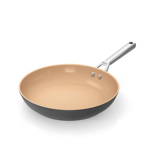 24cm Ceramic Non-Stick Frying Pan with Stainless Steel Handle Q150