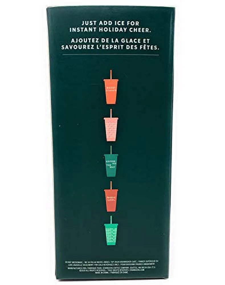 Reusable Cold Cups With Lids & Straws 5 Pack 24 Ounces Tumbler N285