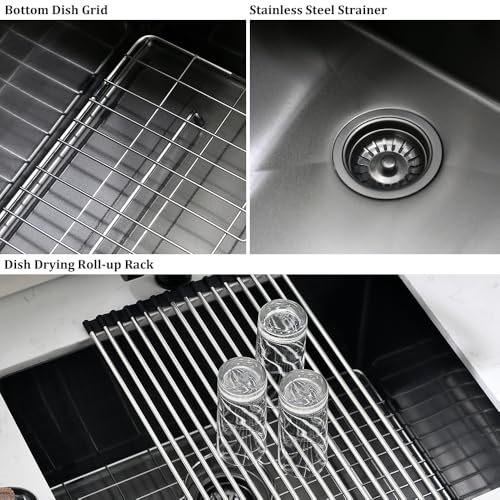 Stainless Steel Undermount Laundry Sink 23x18x13 16 Gauge Single Bowl B3910