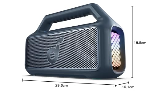 80W Portable Bluetooth Speaker with Subwoofer, IPX7 Waterproof X907778