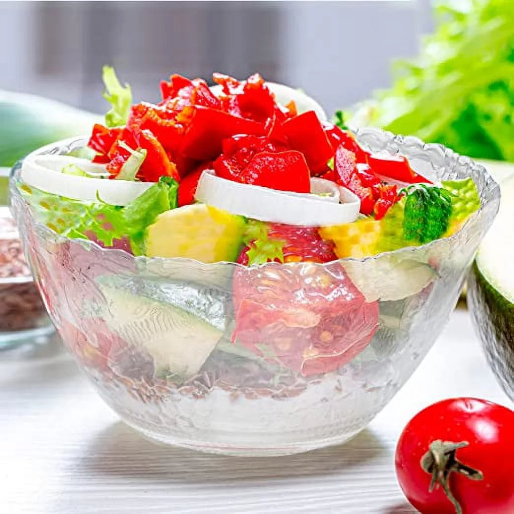 2 Gallon Clear Plastic Punch Bowl with Ladle M1197