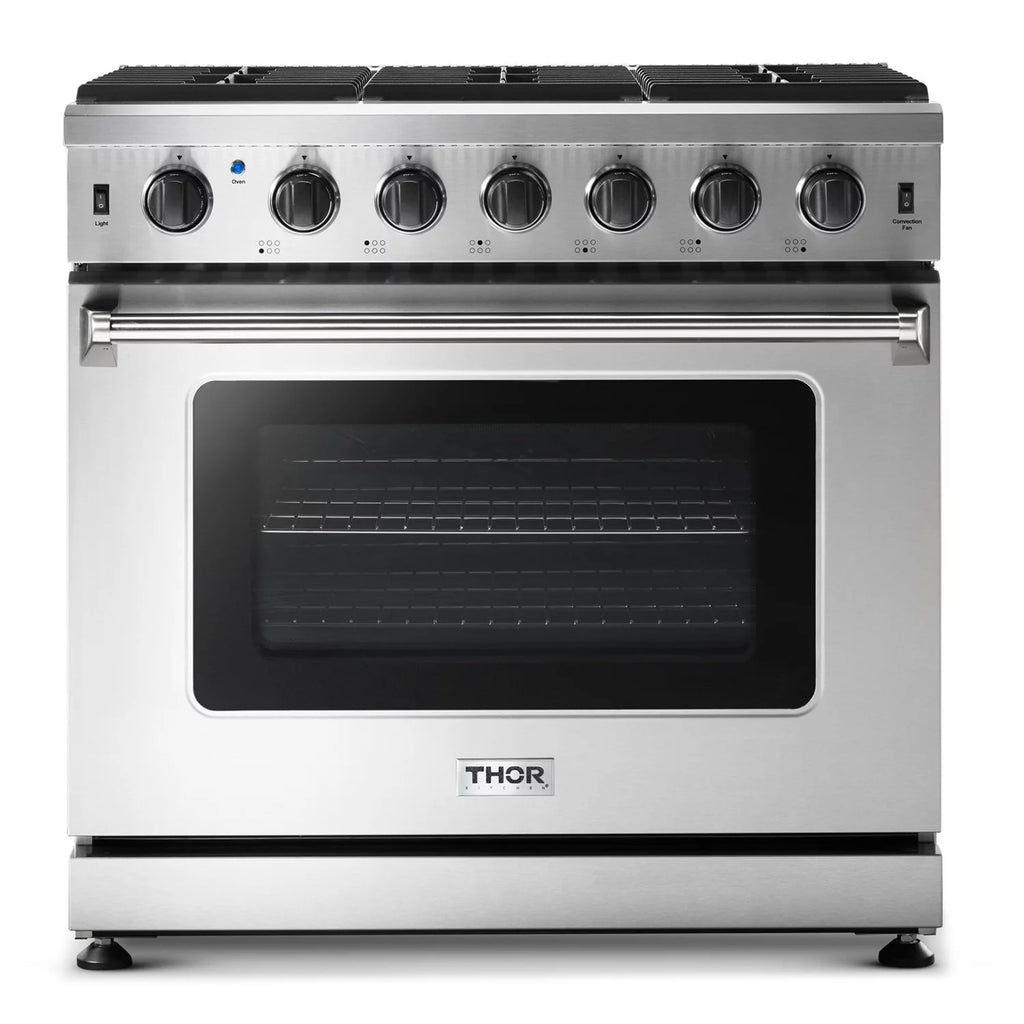 36-Inch Gas Range 6 Burners Stainless Steel H950852