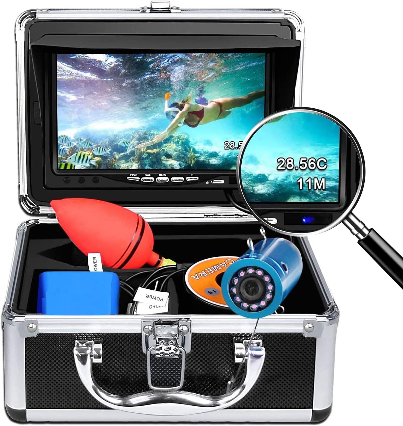 Portable Underwater Fishing Camera with 7'' LCD Monitor L663