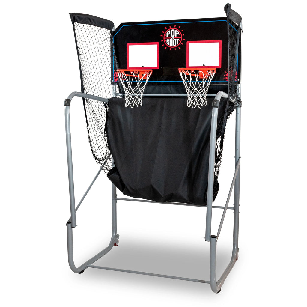 Black Foldable Basketball Arcade Game with 7 Basketballs H471