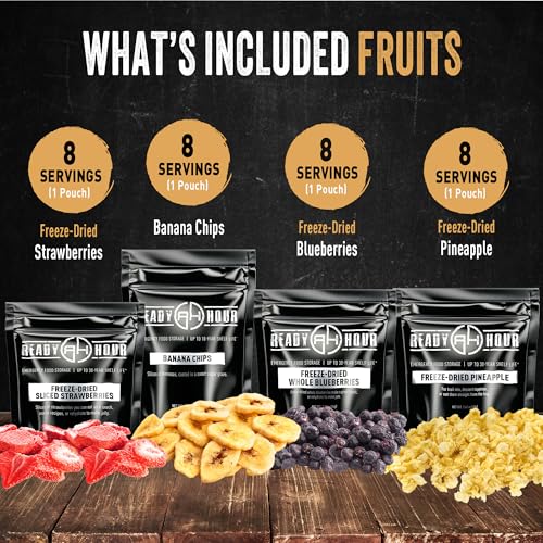 Non-Perishable Freeze-Dried Fruit & Veggie Mix, 56 Servings O745455