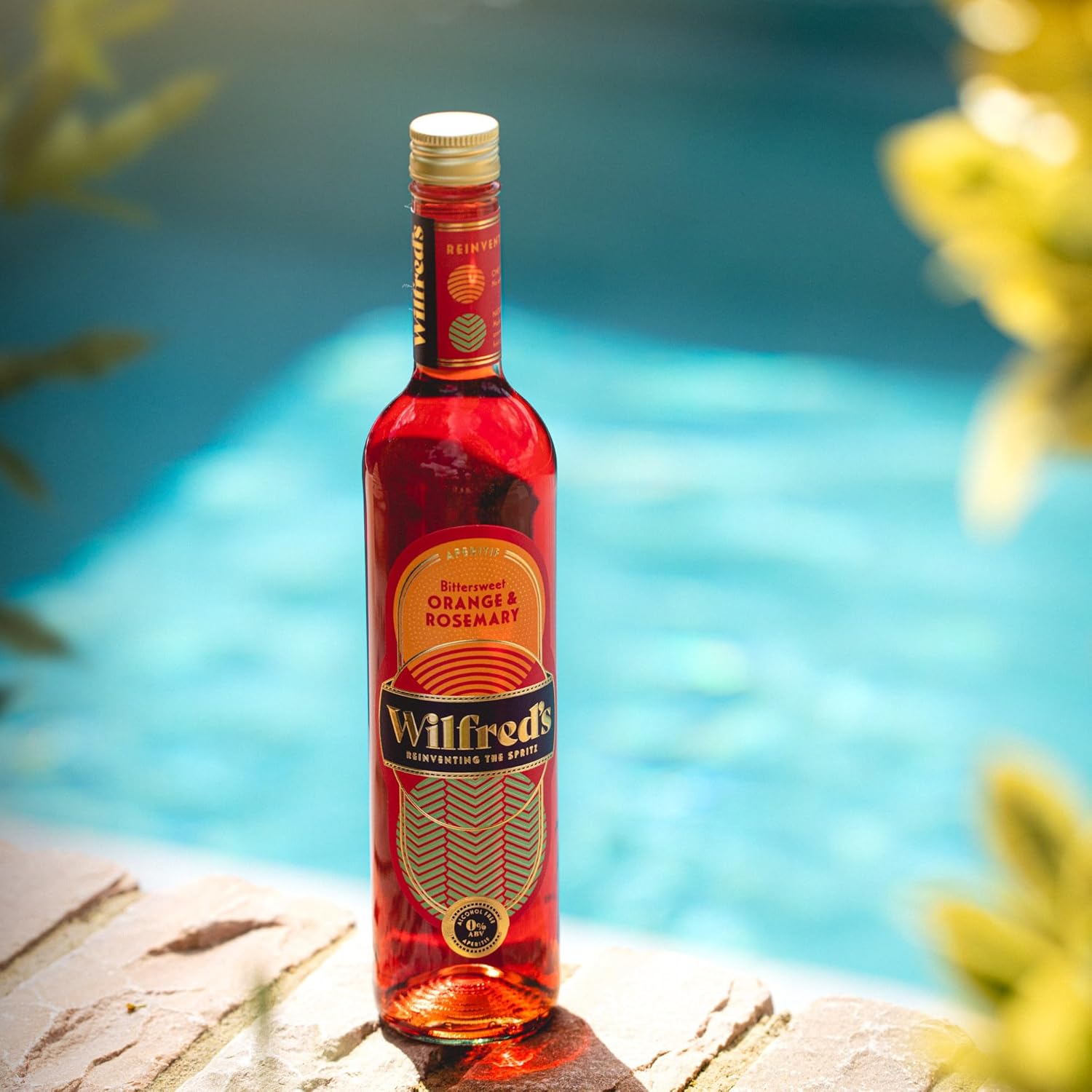 Non-Alcoholic Bittersweet Aperitif with Bitter Orange, Rosemary and Rhubarb, 500ml Bottle J958105