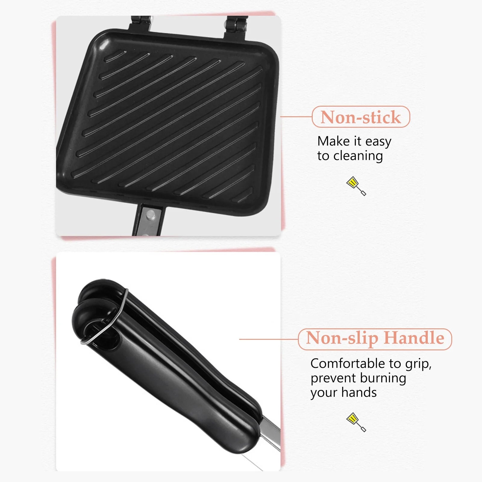 Non-stick Grilled Sandwich Panini Maker Q727