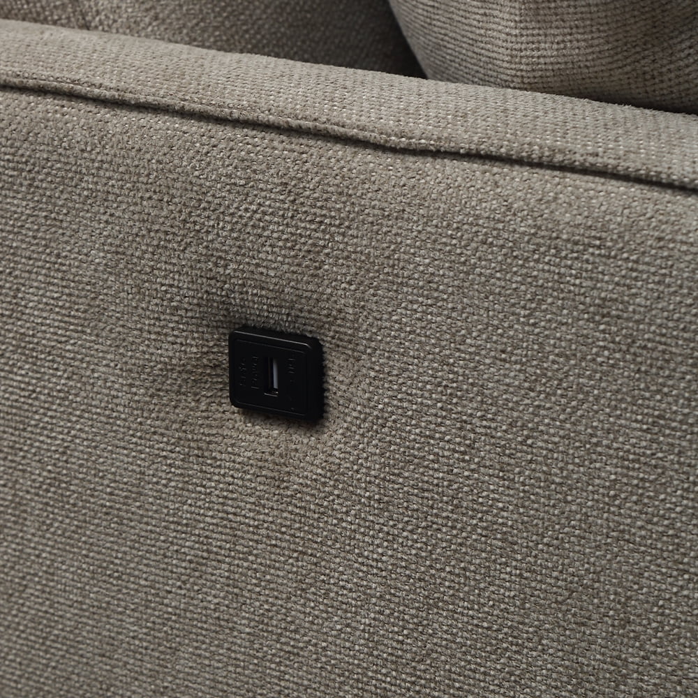 Cream 2 Seater Sofa with Waterproof Fabric I2748