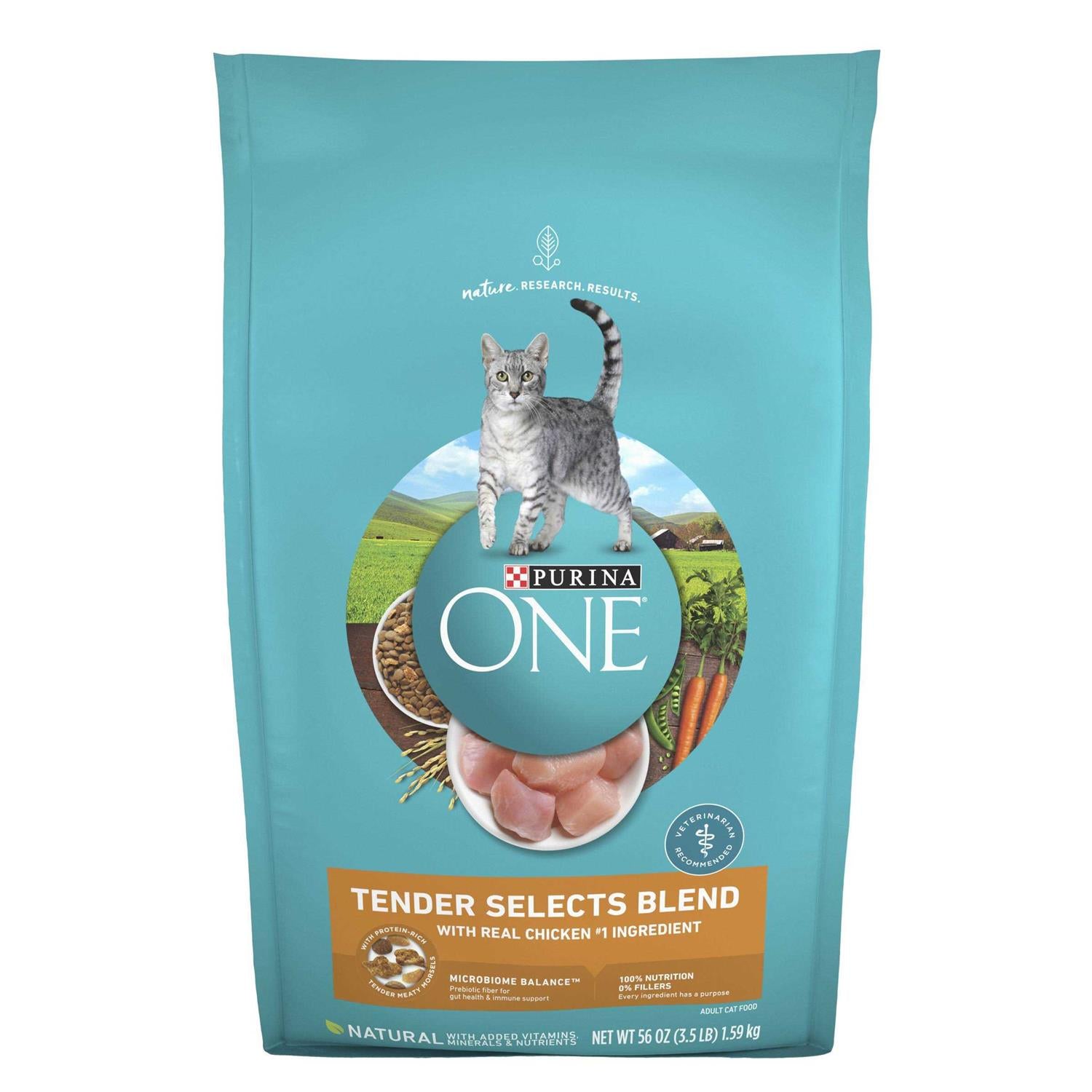 Dry Cat Food With Real Chicken Y93525