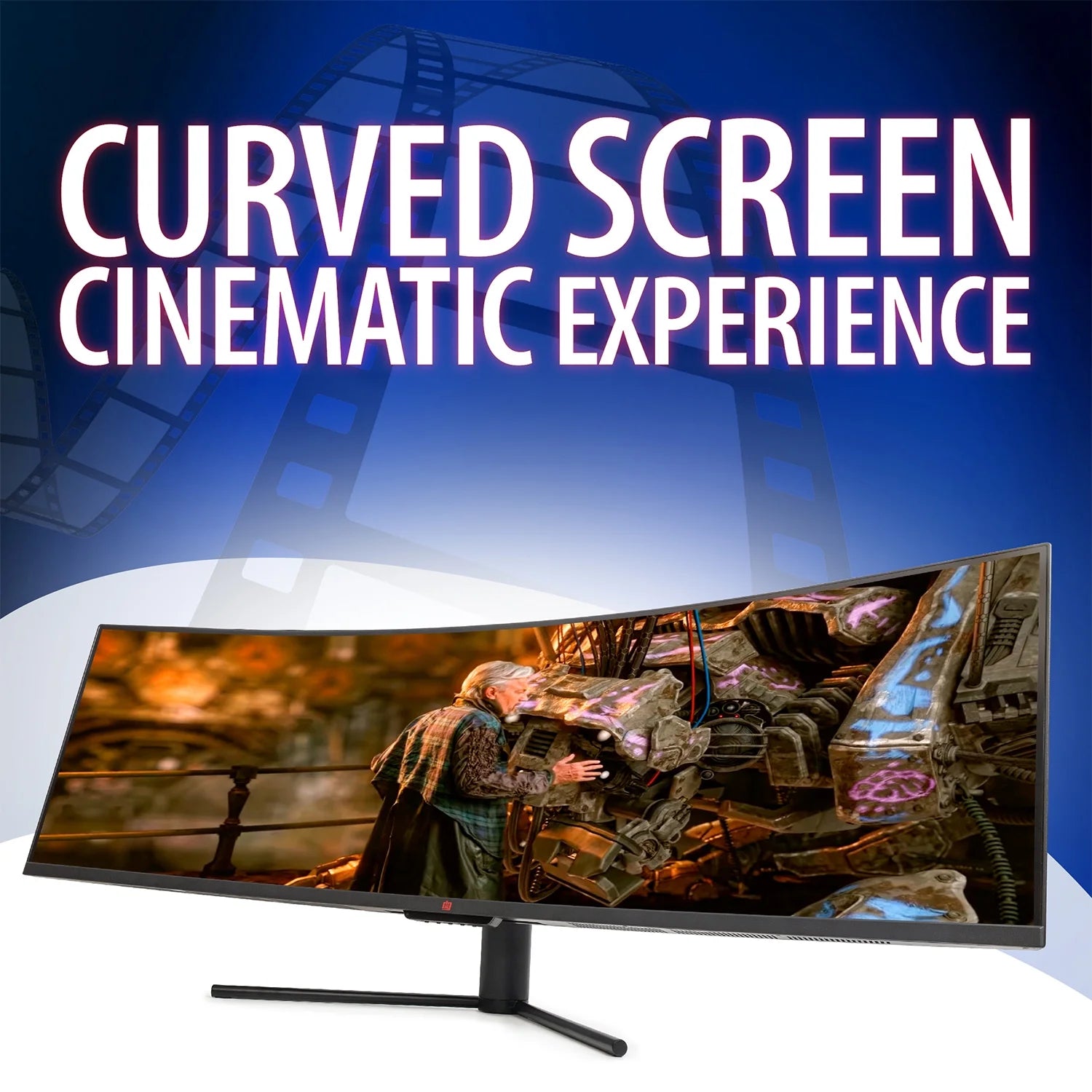 49" Curved Ultrawide E-LED Gaming Monitor, 32:9 Aspect Ratio, 3840x1080 Resolution, 144Hz Refresh Rate P222371