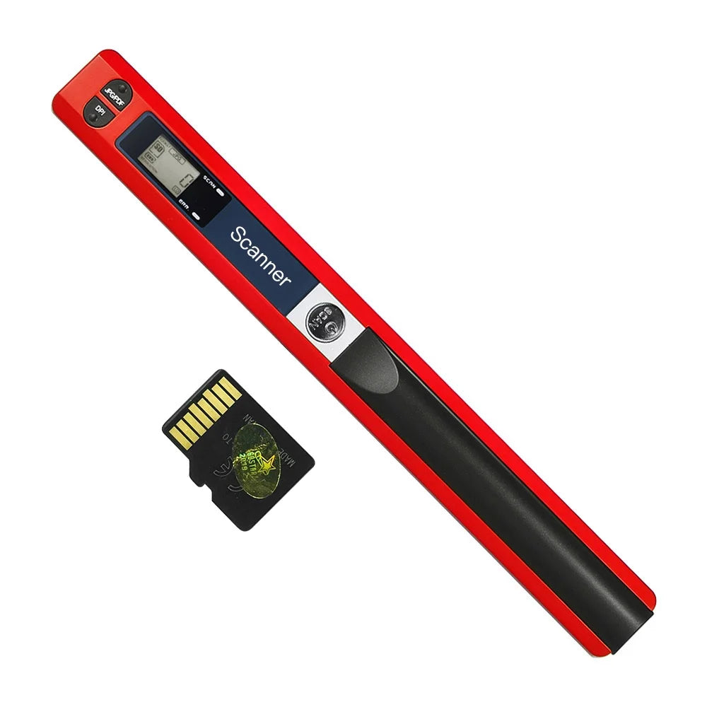 Portable Handheld Wireless Scanner A4 Size 900DPI LCD Display with 8GB TF Card S86912